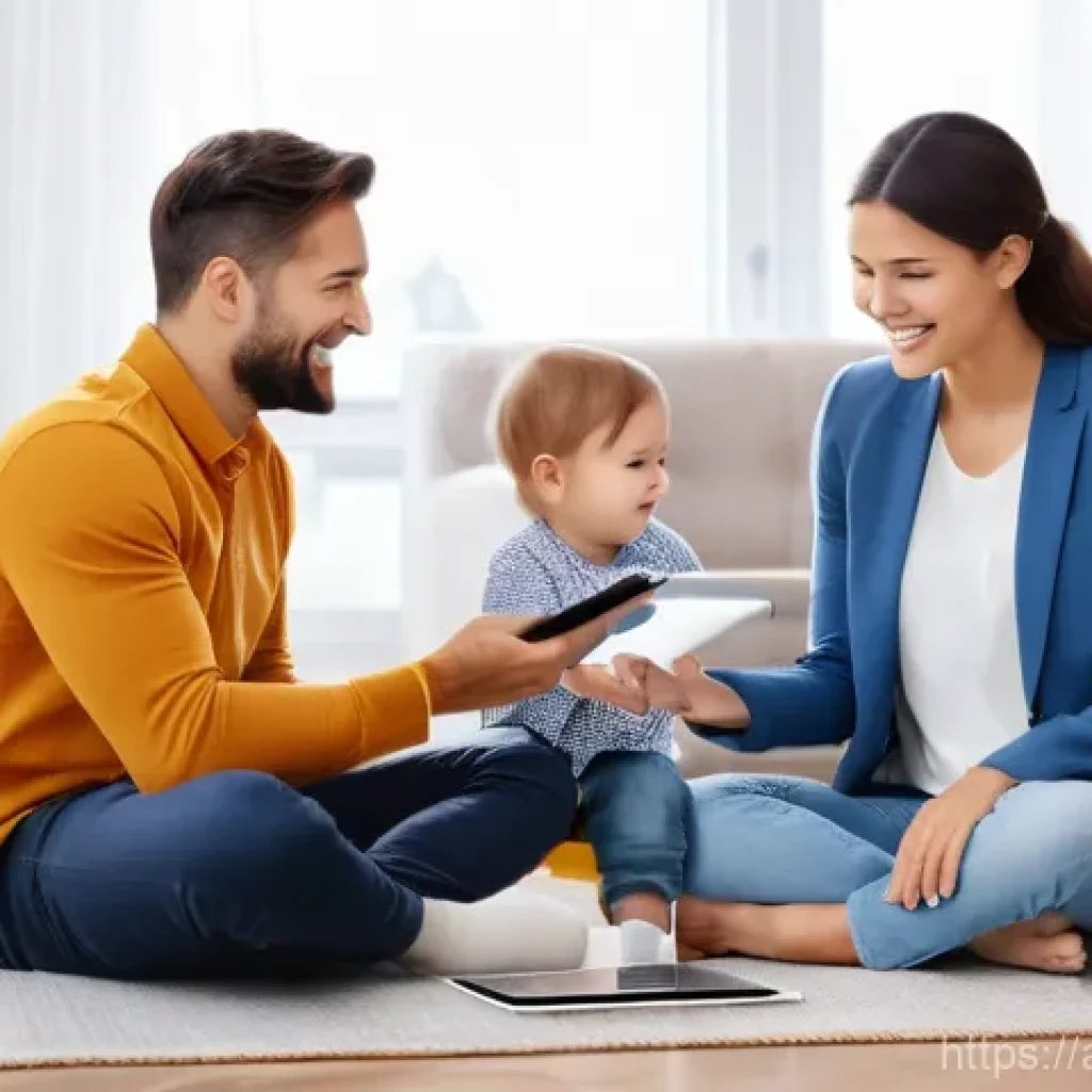 공인중개사와 고객 신뢰를 얻는 방법 - **Prompt 1: Transparent Consultation for a Family**
    "A bright, naturally lit image of a diverse,...