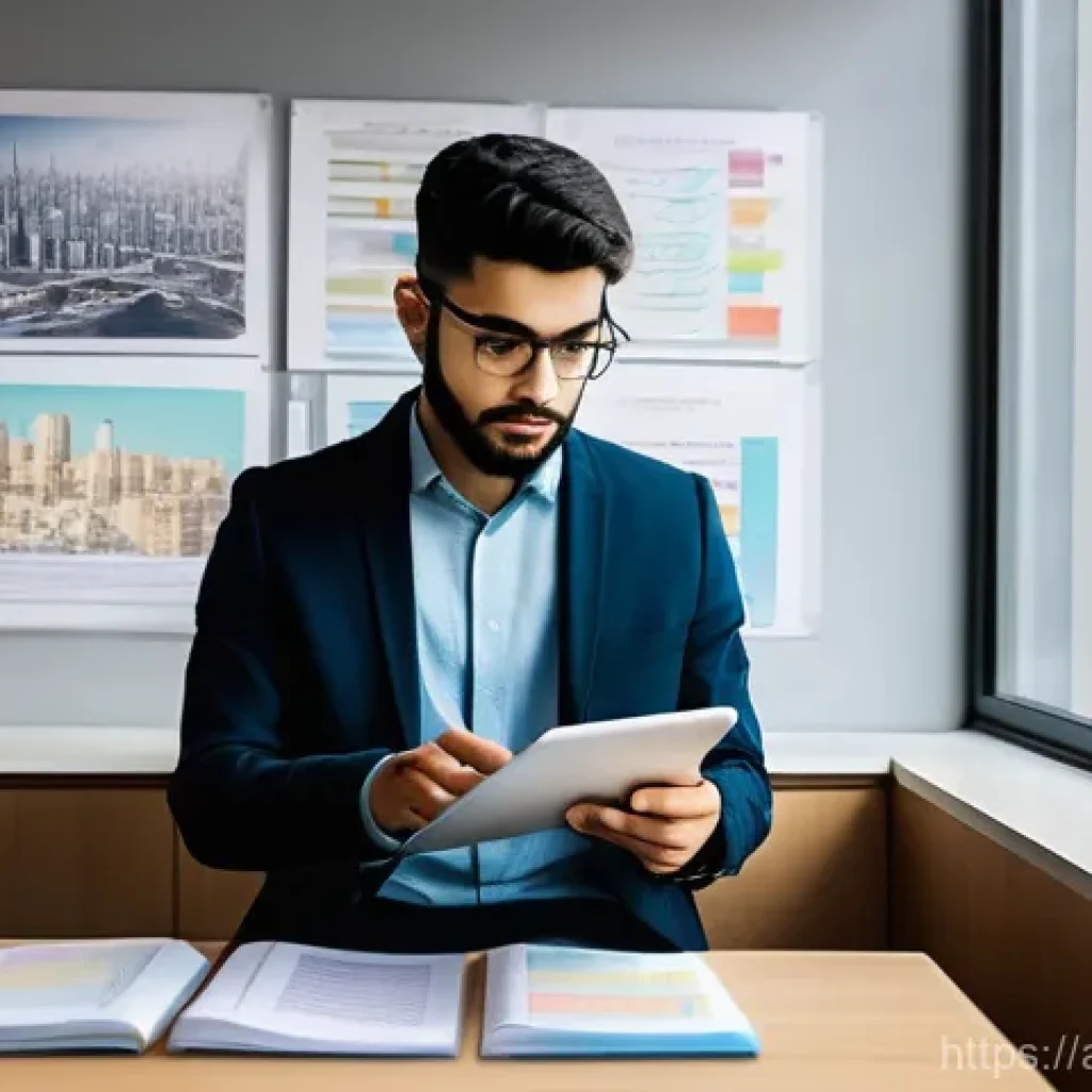 공인중개사 시험 대비 효과적인 스터디 방법 - **Prompt 1: The Smart Real Estate Student**
    A young Arab man in his early twenties, dressed in a...