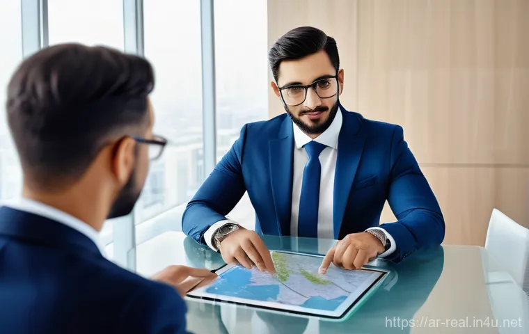 공인중개사로서 고객 신뢰 쌓는 법 - **Prompt: The Trustworthy Real Estate Consultant**
"A professional male real estate agent, dress...