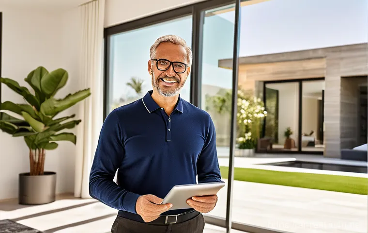 공인중개사 시험 과목별 출제 비율 분석 - **Prompt:** A focused male real estate analyst, dressed in a sharp business suit, is intently studyi...