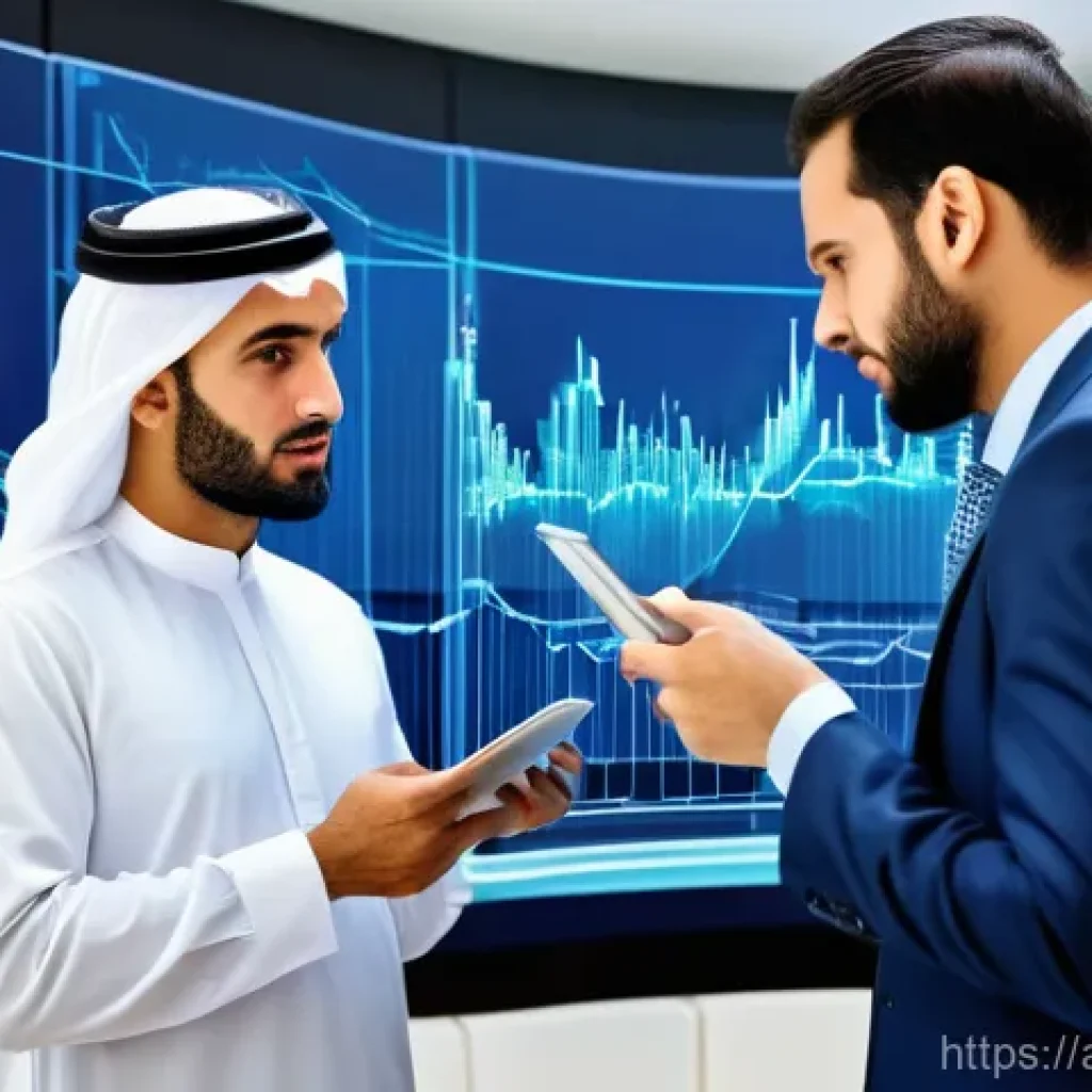 공인중개사와 부동산 정책 변화의 상관관계 - **Prompt:** A dynamic, modern cityscape in a prominent Arab capital, with a diverse group of profess...