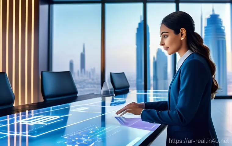 공인중개사와 부동산 정책 변화의 상관관계 - **Prompt:** In an elegant and sophisticated modern office with floor-to-ceiling windows overlooking ...