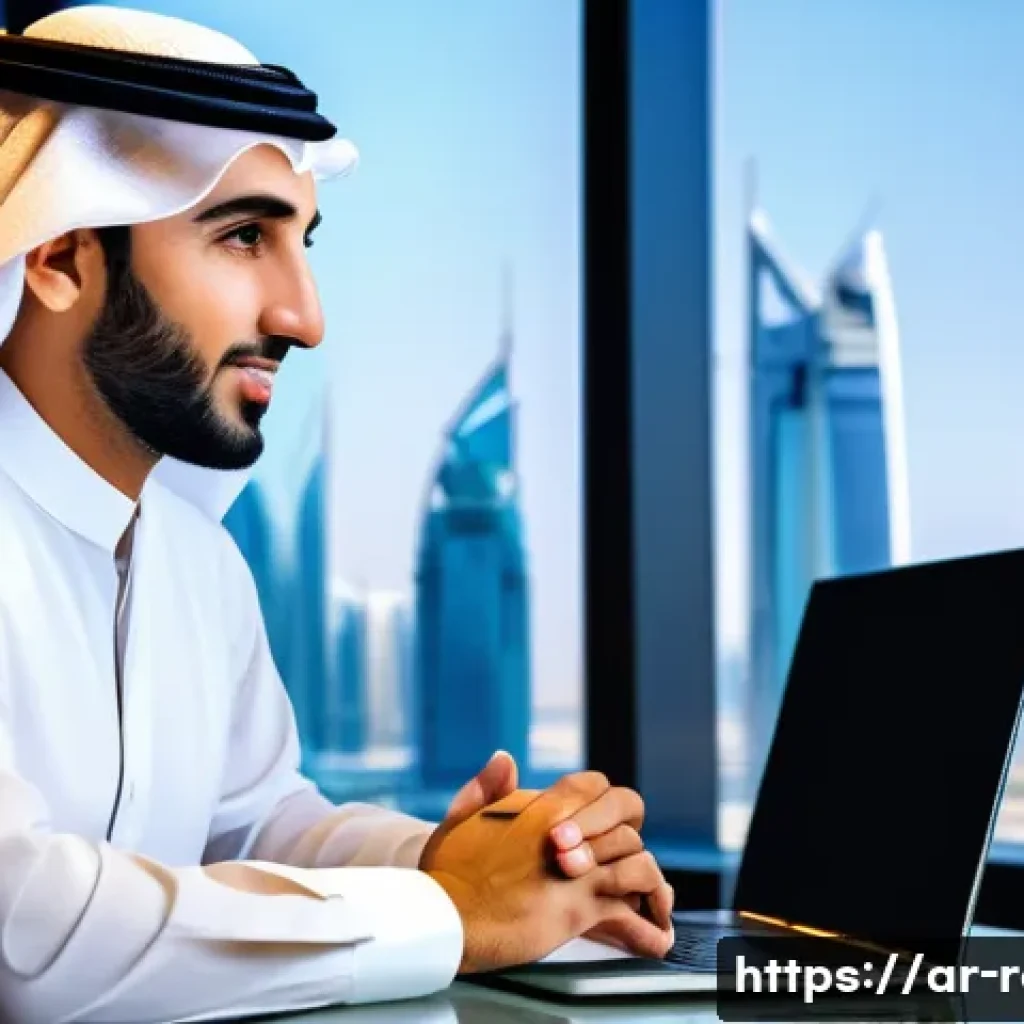 공인중개사 자격증 취득 후 글로벌 부동산 시장에서의 활용 - A professional Middle Eastern real estate agent, wearing formal business attire and speaking confide...