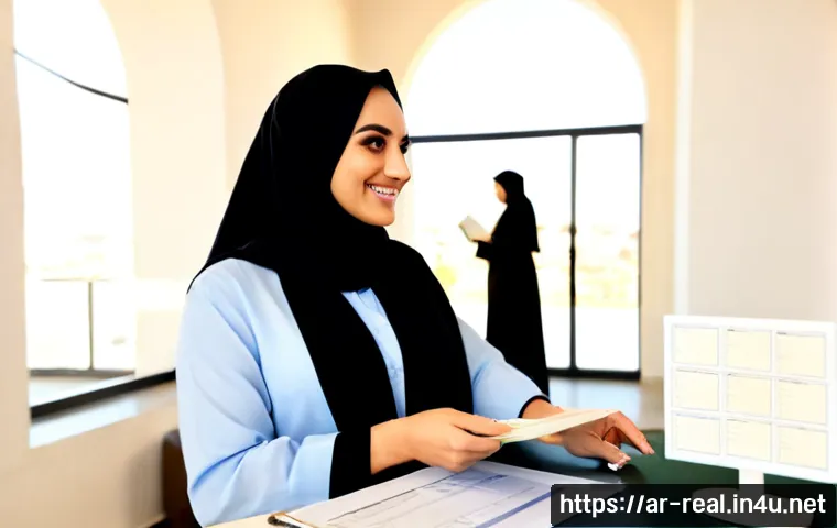공인중개사 자격증으로 창업 성공 사례 - Photorealistic successful Arab real estate entrepreneur, a confident modestly dressed woman wearing ...